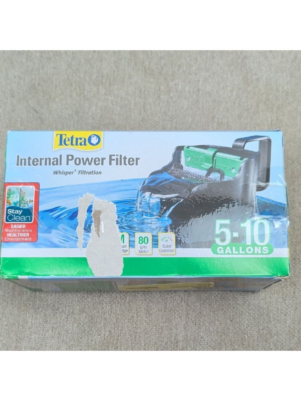 Tetra Internal Power Filter for 5-10 Gallons New In Box